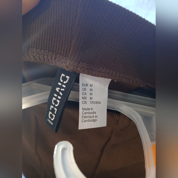 DIVIDED WOMENS MEDIUM BROWN BUSINESS CASUAL PANTS - Picture 2 of 3